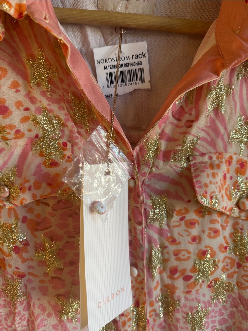 Light Pink Floral Tie-Waist Maxi Dress - Picture 2 of 2